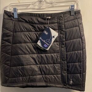 Smartwool Quilted Mini Skirt Gray Athletic Casual